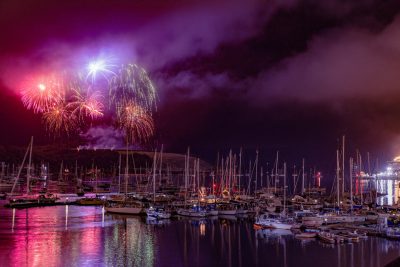 Fireworks Over Falmouth Harbour