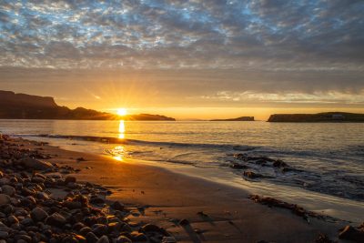 Beach Sunset in Scotland